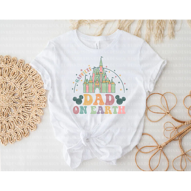Happiest Dad On Earth Svg, Magical Castle Svg, Family Vacation Svg, Vacay Mode Svg, Magical Kingdom Svg, Family Shirt, Digital Download - 2.jpg