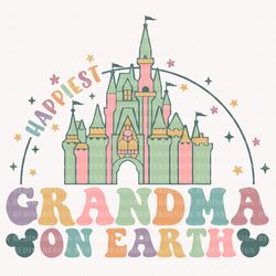 happiest grandma on earth svg, magical castle svg, family va
