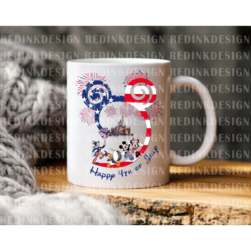 Happy 4th of July Png, Mouse And Friends Png, Fourth of July Png, July 4th Png, Magical Kingdom Png, American Flag Png, Independence Day Png - 3.jpg