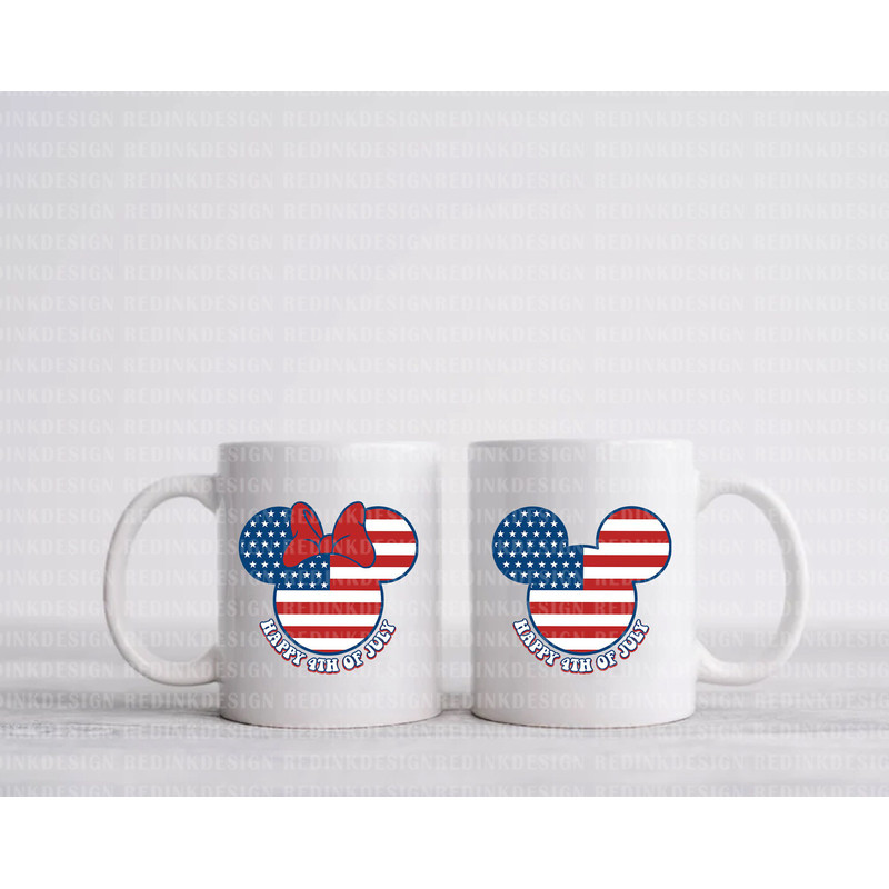 Happy 4th of July Svg, 4th of July Svg, July 4th Svg, America, American Flag Svg, Independence Day Svg, Mouse Head Svg, Digital Download - 2.jpg