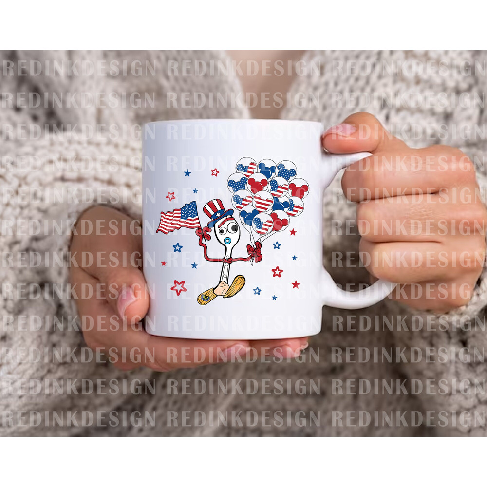 Happy 4th of July Svg, Fork Svg, July 4th Svg, Mouse Balloon Svg, Fourth of July Svg, 1776 Svg, American Flag Svg, Independence Day Svg - 2.jpg