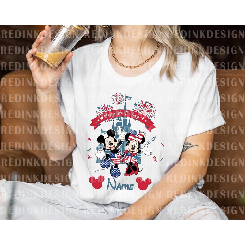 Happy 4th of July Svg, Fourth Of July Svg, Magical Castle Svg, American Svg, Patriotic Shirt Svg, Independence Day Svg, Custom Name Svg - 3.jpg