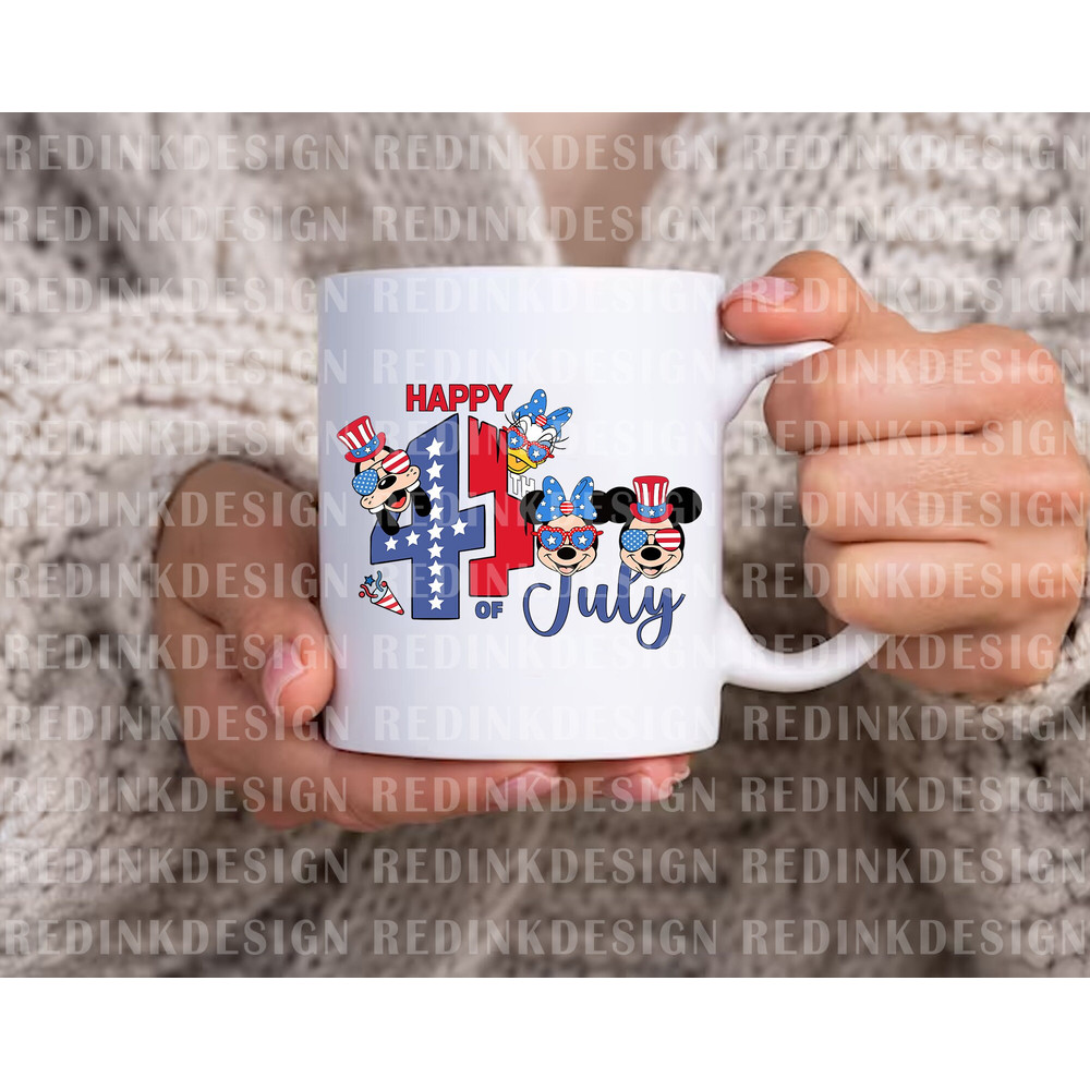 Happy 4th of July Svg, Mouse And  Friends Svg, July 4th Svg, Fourth Of July Svg, American Flag Svg, Patriotic Svg, Independence Day Svg - 3.jpg