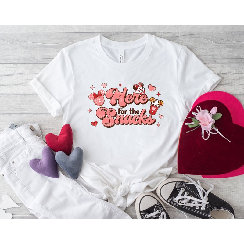 Here For The Snacks Svg, Love Mouse Svg, Funny Valentine's Day, Valentine Snacks Svg, Valentine's Day, Retro Valentines SVG File - 4.jpg