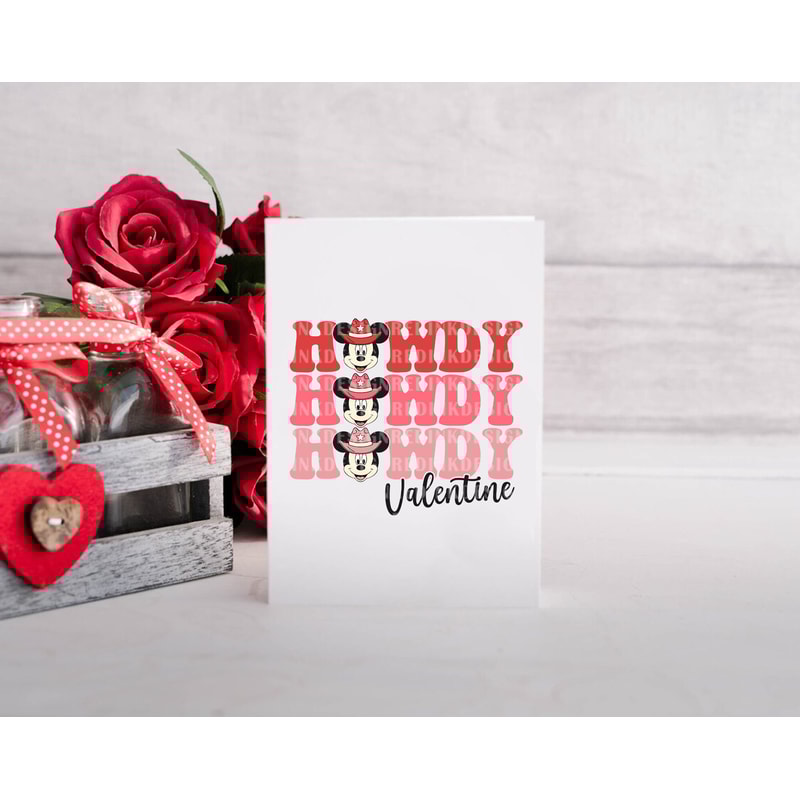 Howdy Valentine Svg, Mouse Howdy Svg, Funny Valentine's Day, Valentine's Day, Mouse Cowboy Valentine Svg, Valentines shirt SVG File - 3.jpg
