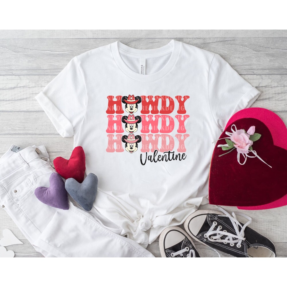 Howdy Valentine Svg, Mouse Howdy Svg, Funny Valentine's Day, Valentine's Day, Mouse Cowboy Valentine Svg, Valentines shirt SVG File - 4.jpg