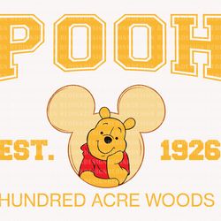 hundred acre woods svg, bear est 1926 svg, family vacation s