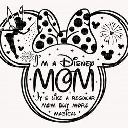 im a mom, its like a regular mom but more magical svg, mouse