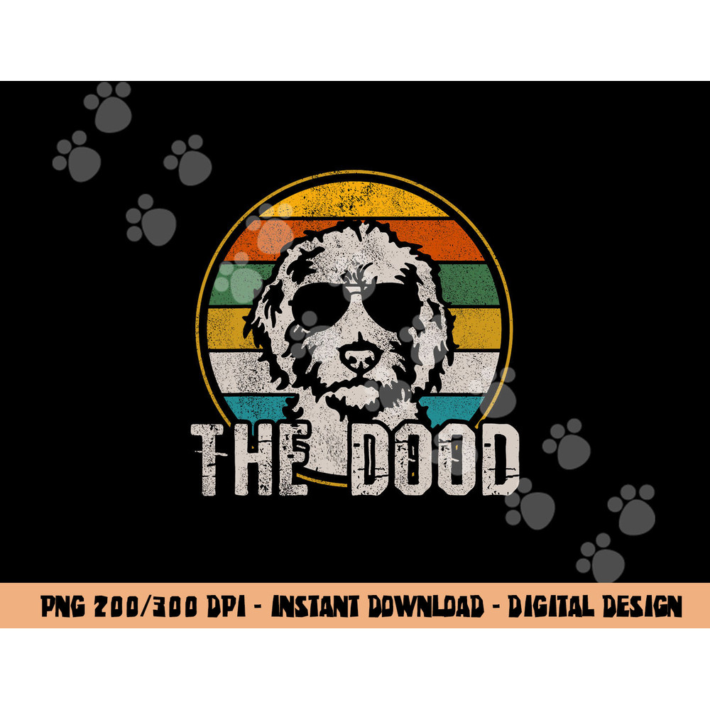 Goldendoodle  png, sublimation - The Dood Vintage Retro Dog Shirt copy.jpg