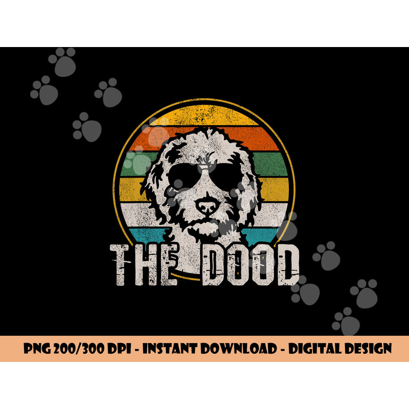 Goldendoodle png, sublimation - The Dood Vintage Retro Dog Shirt copy.jpg