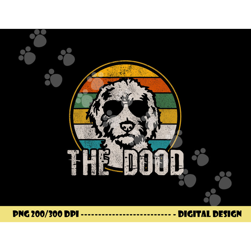 Goldendoodle png, sublimation - The Dood Vintage Retro Dog Shirt copy.jpg