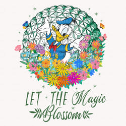 let the magic blossom png, duck flowers png, flower and gard
