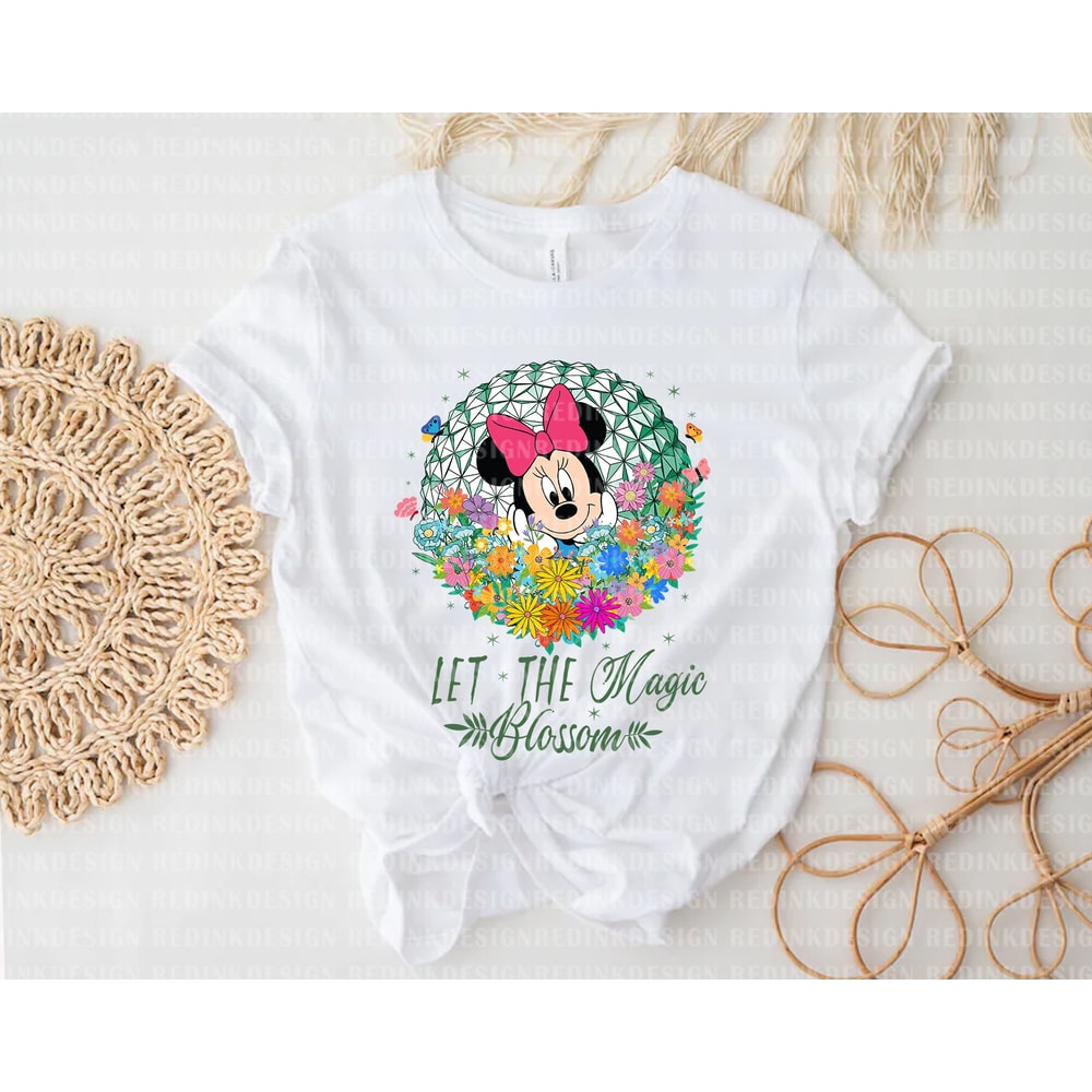 Let The Magic Blossom Png, Magic Blossom Png, Mouse Head Png, Flower and Garden Festival Png, Magic Kingdom Png, Family Vacation Shirt Png - 2.jpg