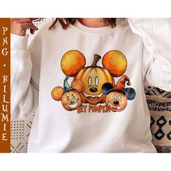 mickey hey pumpkin png file, cute fall png, vintage halloween png, mickey halloween png, spooky season png, sublimation