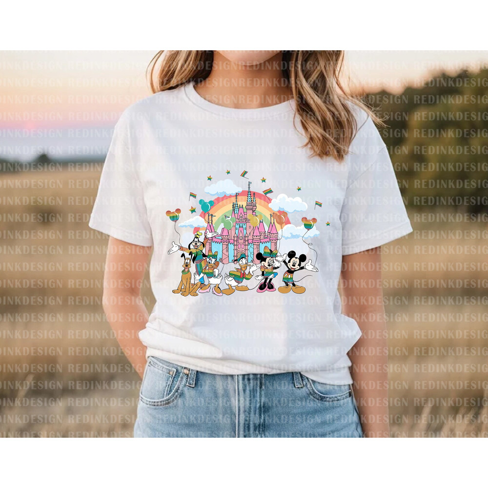 LGBT Svg, Mouse And Friends Svg, Magical Castle Rainbow Svg, Rainbow Flag Svg, Equality Svg, Support LGBT Rights, LGBT Community Svg - 2.jpg