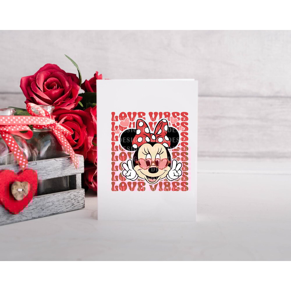 Love Vibes Svg, Love Mouse Girl Svg, Funny Valentine's Day, Mouse Heart Svg, Valentine's Day, Retro Valentines Svg, Holiday Season SVG File - 3.jpg