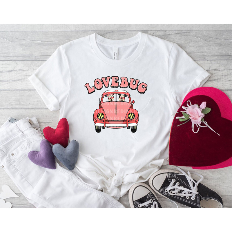 Lovebug Svg, Mouse Love Svg, Mouse Valentines Svg, Family Trip, Honeymoon Vacation, Retro Valentines Svg, Valentines Couple shirt SVG File - 2.jpg
