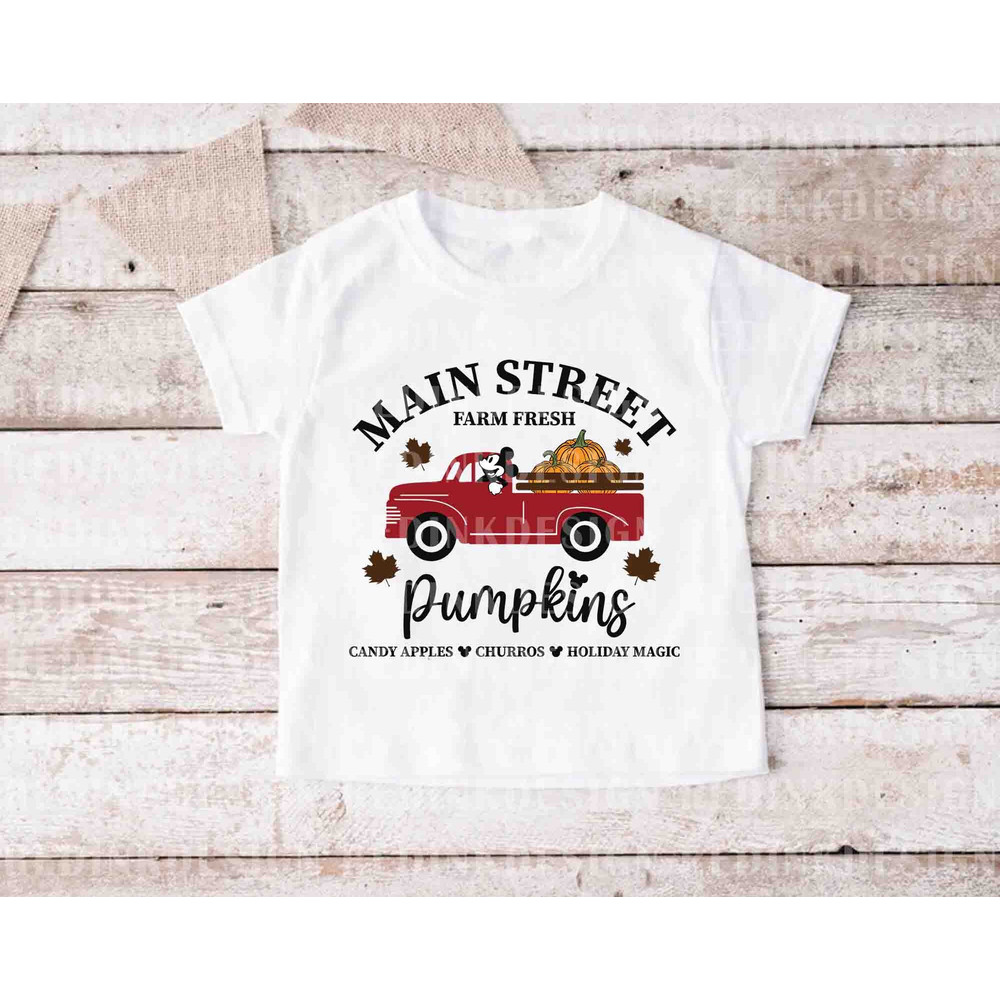 Main Street Farm Fresh Pumpkins SVG, Pumpkin Truck Svg, Happy Halloween Svg, Autumn SVG For Shirt, Cut File Cricut, Fall Silhouette - 3.jpg