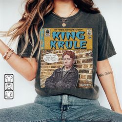 king krule comic shirt, 90s vintage merch book art seaforth space heavy album world tour ticket 2023 graphic tee gift fa