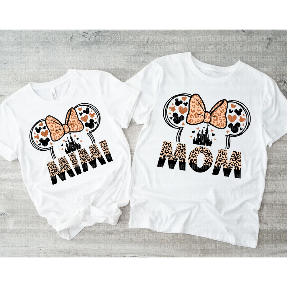 Mama Mouse Leopard Bundle Svg, Family Vacation Svg, Mother's Day Svg, Vacay Mode Svg, Mama Shirt, Magical Castle Svg, Gift For Mom - 2.jpg