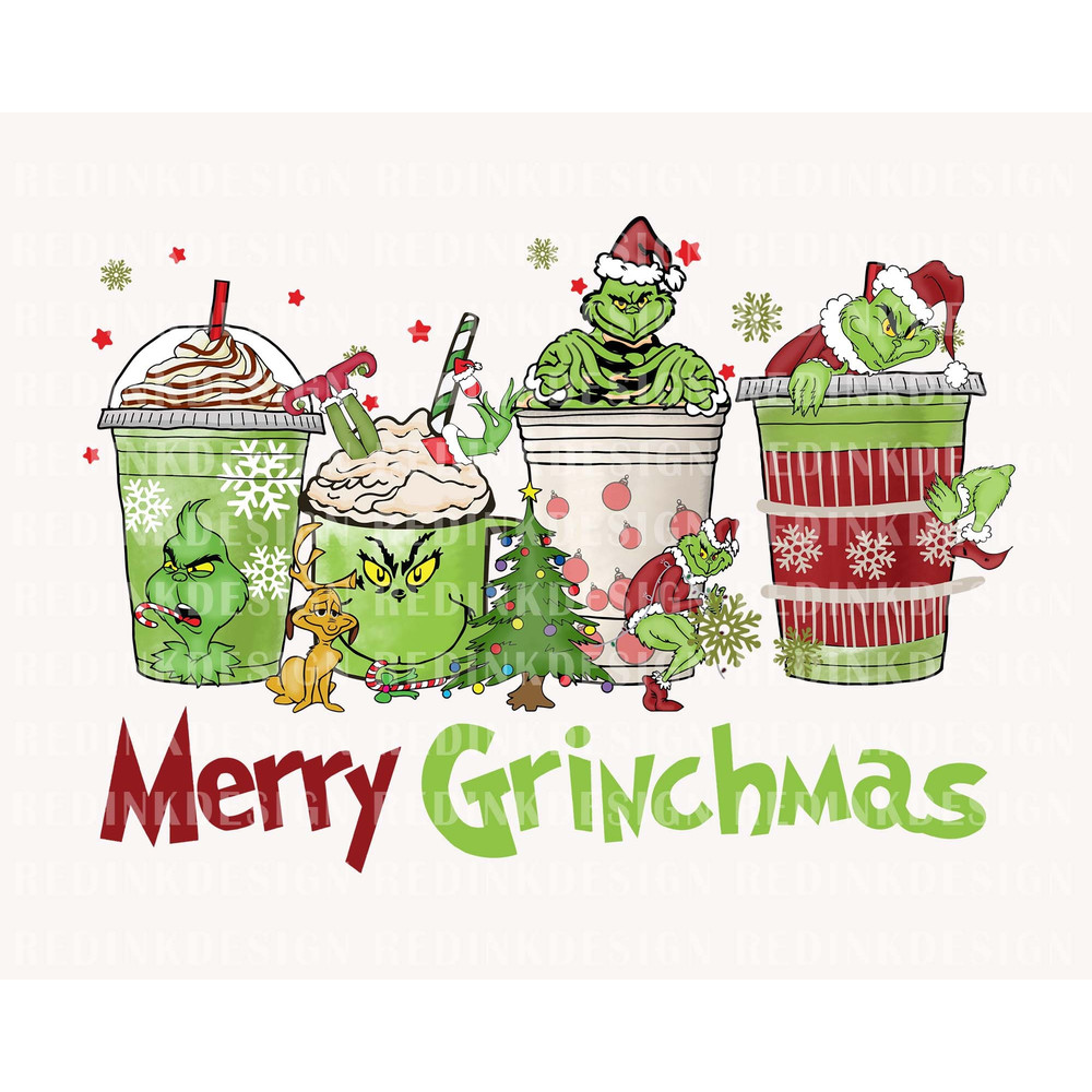 Merry Grinchmas Png, Grinchmas Png, Christmas Coffee Png, Funny Christmas Png, Christmas Drink Png, Christmas Latte Drink Png , Holiday Png - 1.jpg