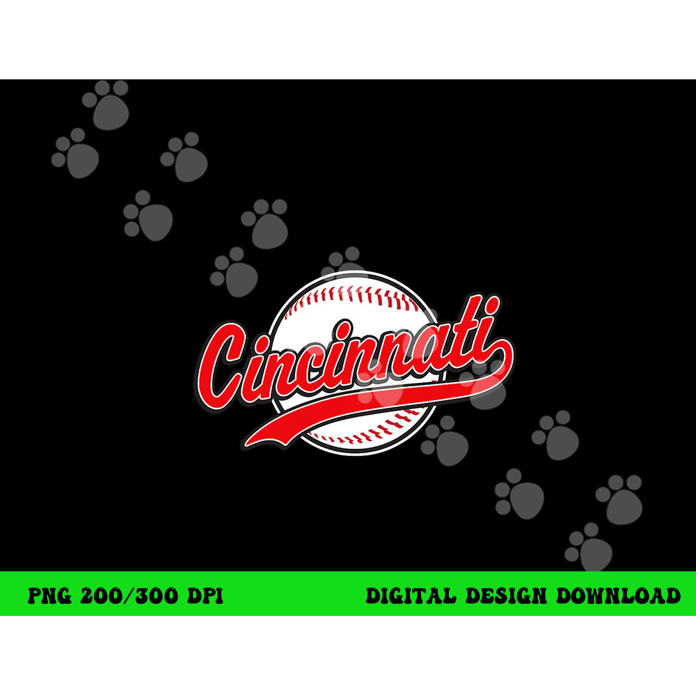 Cincinnati Tee Vintage Baseball Throwback Retro Design png, sublimation copy.jpg
