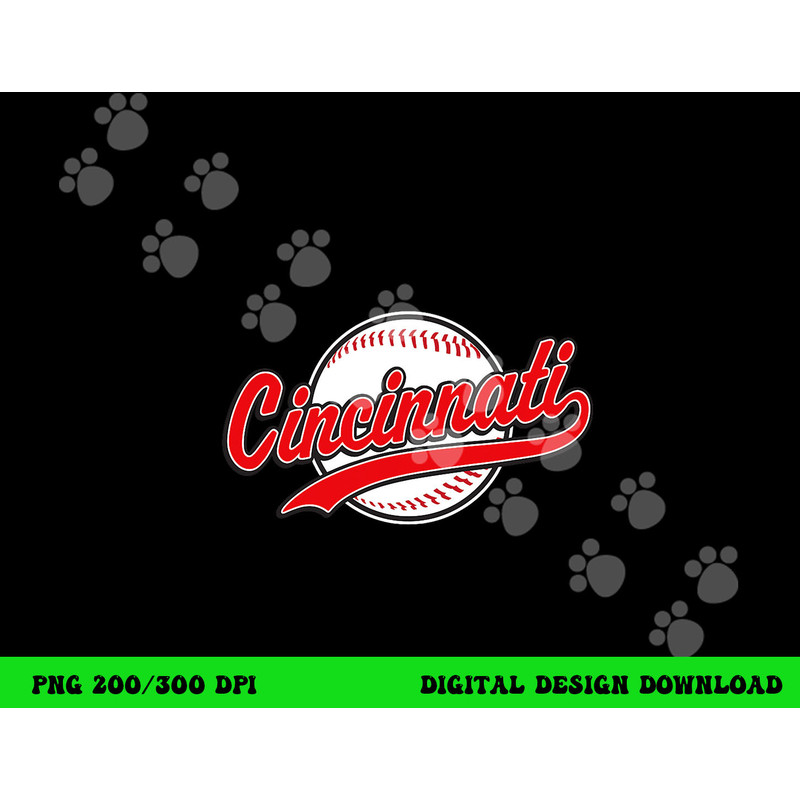 Cincinnati Tee Vintage Baseball Throwback Retro Design png, sublimation copy.jpg