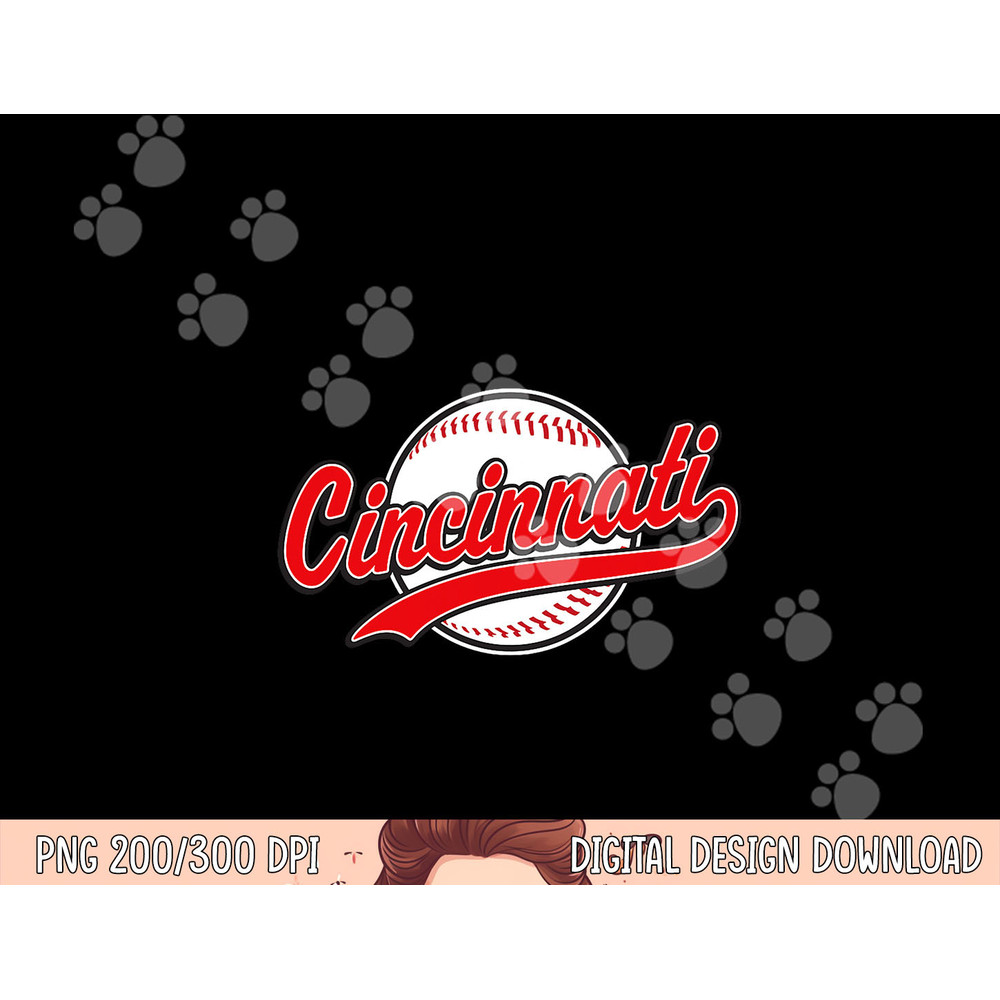 Cincinnati Tee Vintage Baseball Throwback Retro Design png, sublimation copy.jpg