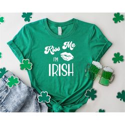kiss me im irish shirt - st patricks day shirt - st patty shirt - st patty's day - lucky shamrock shirt - lucky tee - gi