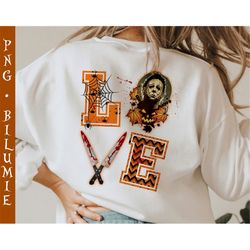 love fall png file, michael myers png, horror character png, halloween png, horror movie png, scary movie png, instant d
