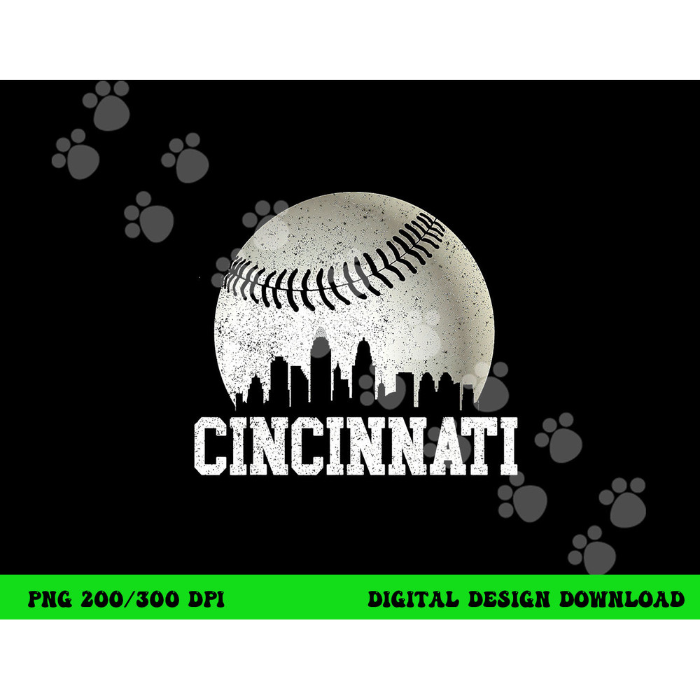 Cincinnati Vintage Baseball Distressed Gameday Retro png, sublimation copy.jpg