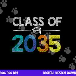 class of 2035 first day of school graduation teacher png, sublimation copy