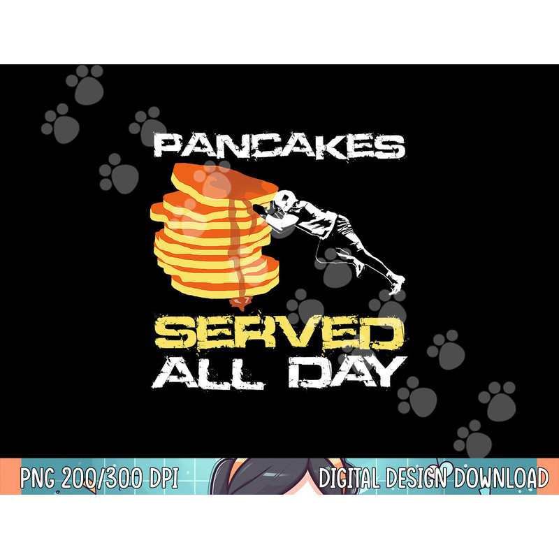 Pancakes Served All Day Fun Lineman Football Christmas Gifts png, sublimation.jpg