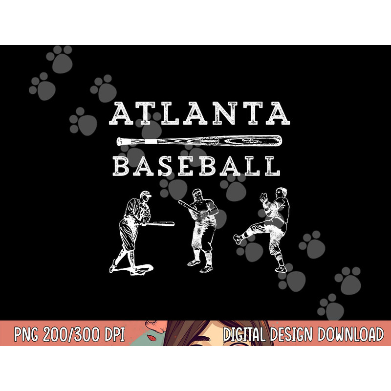 Classic Atlanta, Georgia Baseball Fan Retro Vintage png, sublimation copy.jpg