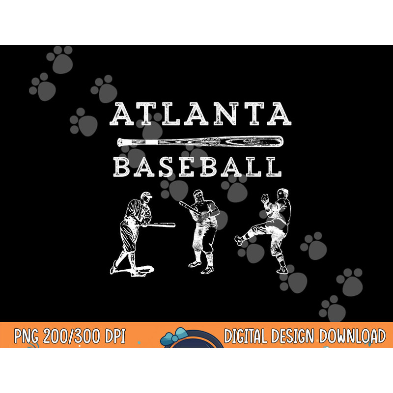 Classic Atlanta, Georgia Baseball Fan Retro Vintage png, sublimation copy.jpg