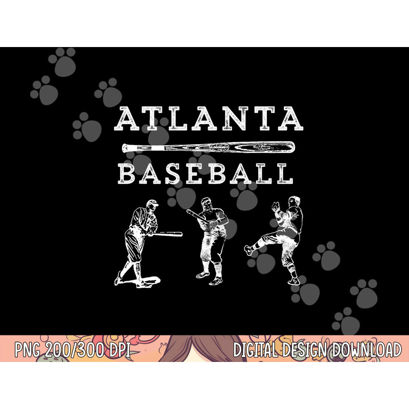 Classic Atlanta, Georgia Baseball Fan Retro Vintage png, sublimation copy.jpg