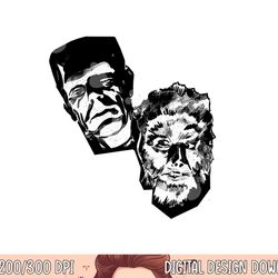 classic halloween monster poster horror movie werewolf  png,sublimation copy