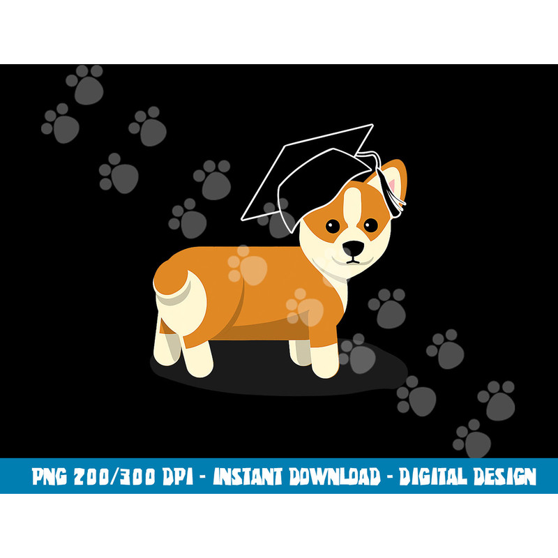 Graduation Corgi Dog  png, sublimation Graduate Graduation  png, sublimation copy.jpg