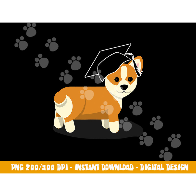 Graduation Corgi Dog png, sublimation Graduate Graduation png, sublimation copy.jpg