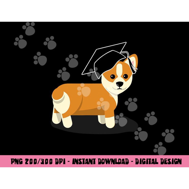 Graduation Corgi Dog png, sublimation Graduate Graduation png, sublimation copy.jpg