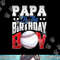 Papa Baseball birthday Boy Family Baller b-day Party png, sublimation .jpg