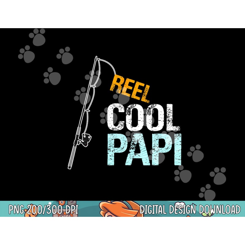 Copy Papi Papi Gift from Granddaughter Grandson Reel Cool Papi png, su | Inspire ...