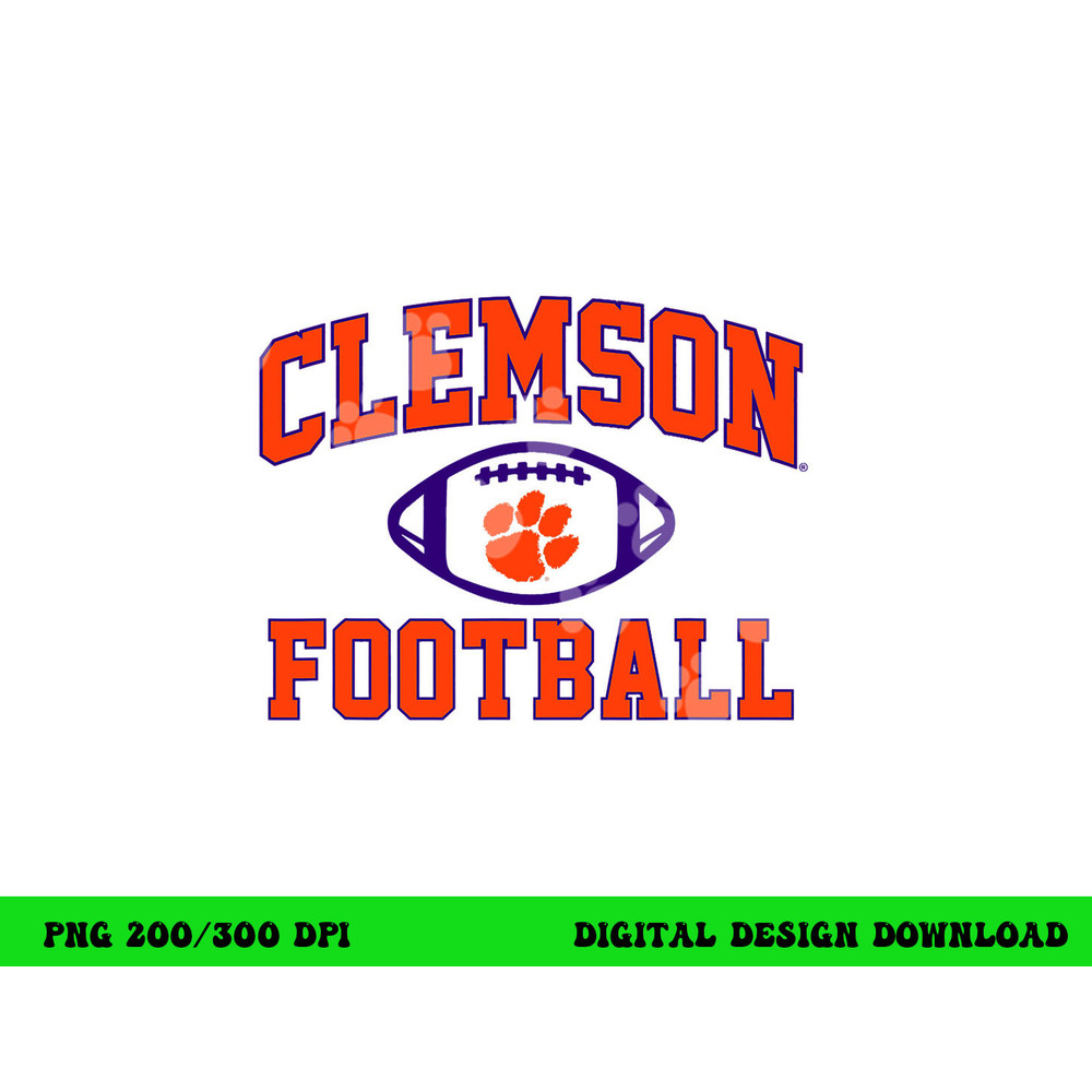Clemson Tigers Arch Football Logo png, sublimation copy.jpg