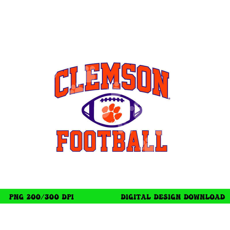 Clemson Tigers Arch Football Logo png, sublimation copy.jpg