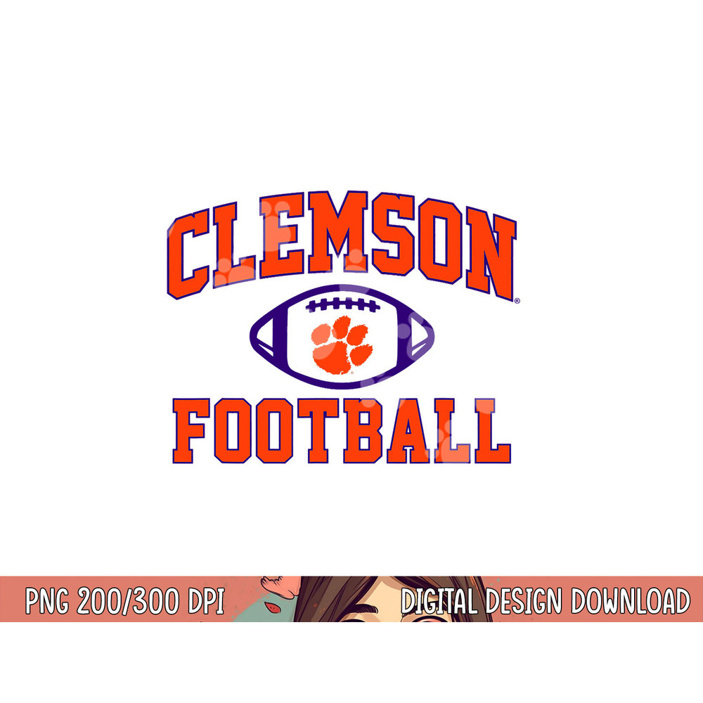 Clemson Tigers Arch Football Logo png, sublimation copy.jpg