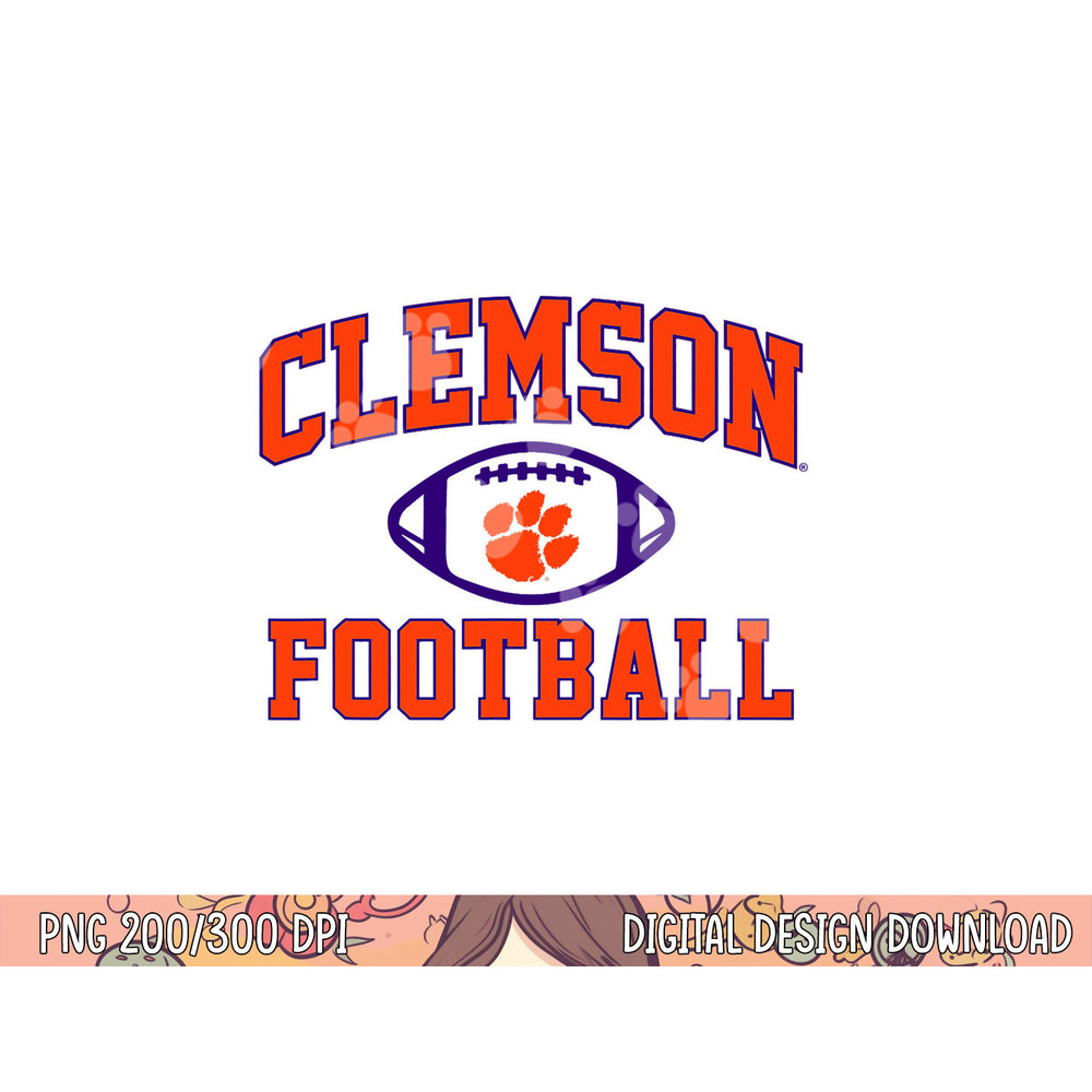 Clemson Tigers Arch Football Logo png, sublimation copy.jpg