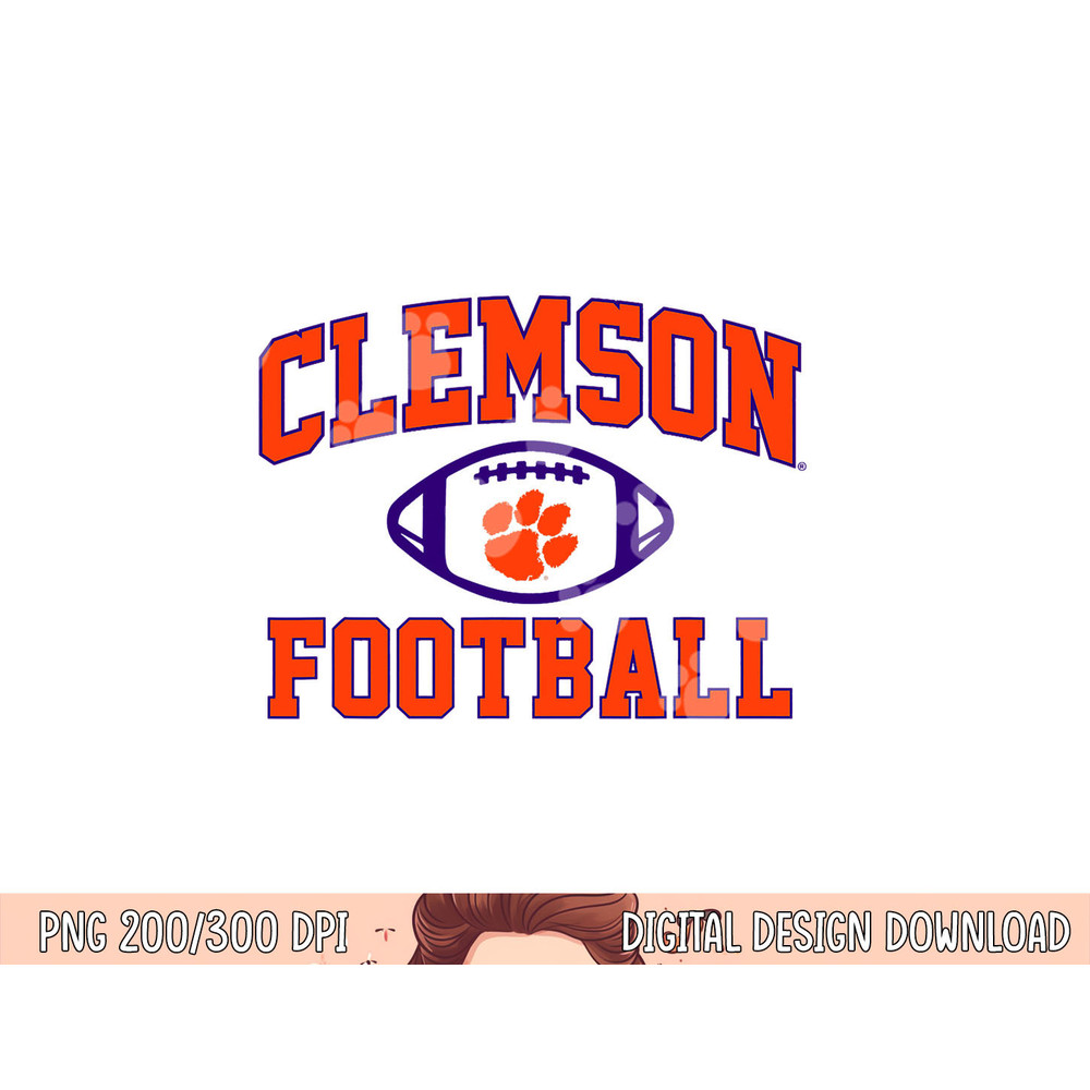 Clemson Tigers Arch Football Logo png, sublimation copy.jpg