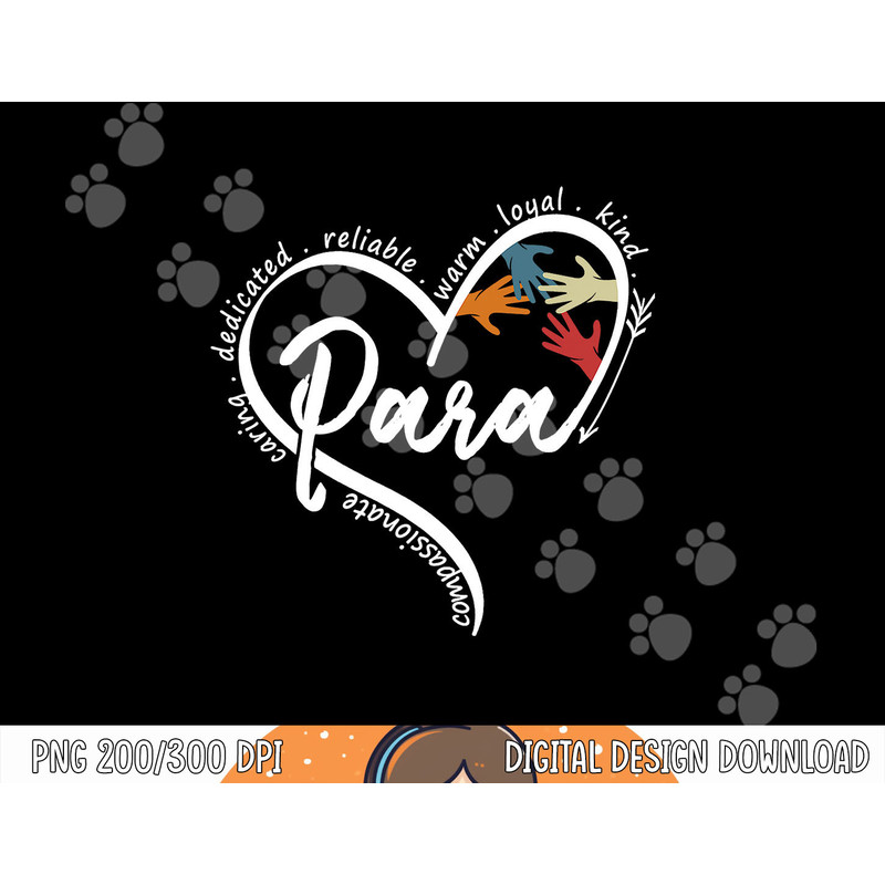 Para Heart Teacher Paraprofessional Paraeducator png, sublimation copy.jpg