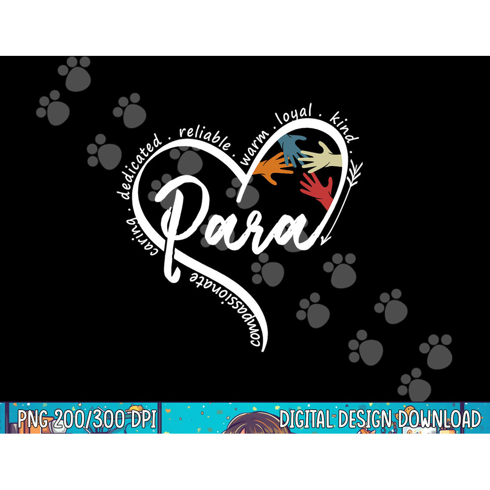Para Heart Teacher Paraprofessional Paraeducator png, sublimation copy.jpg
