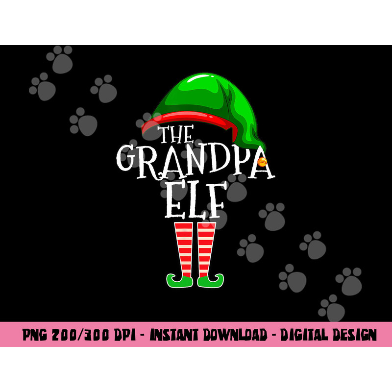 Grandpa Elf Family Matching Group Christmas Gift Men Funny png, sublimation copy.jpg